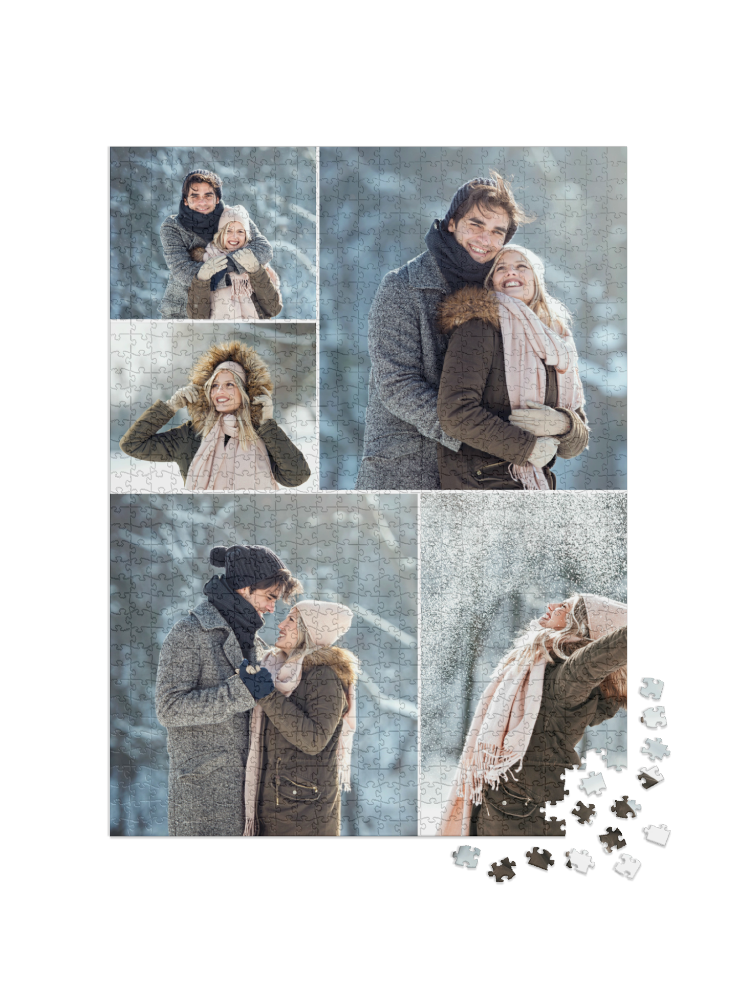 Puzzle collage