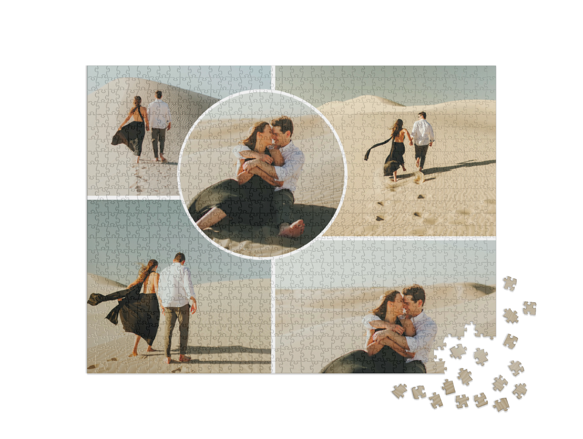 Puzzle collage
