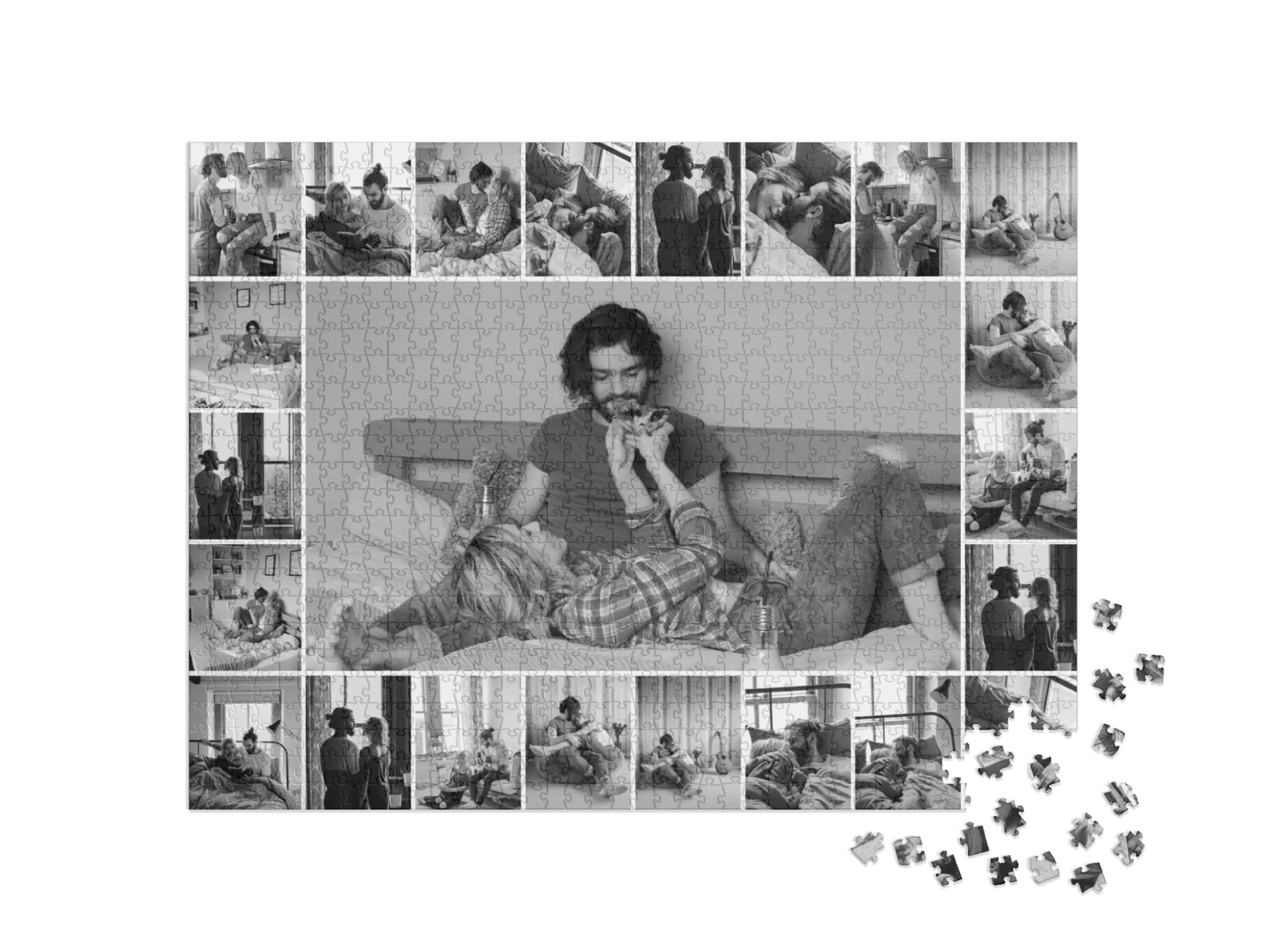 Puzzle collage