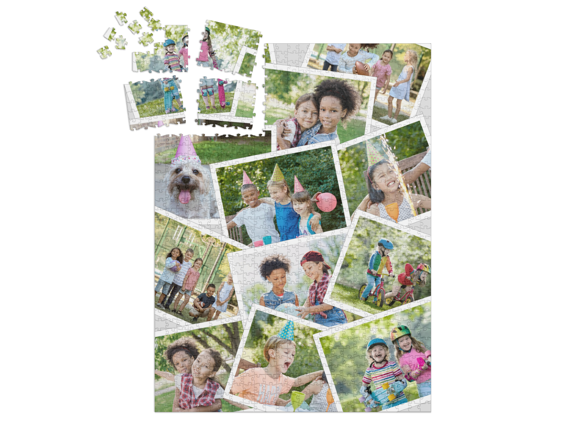 Puzzle collage