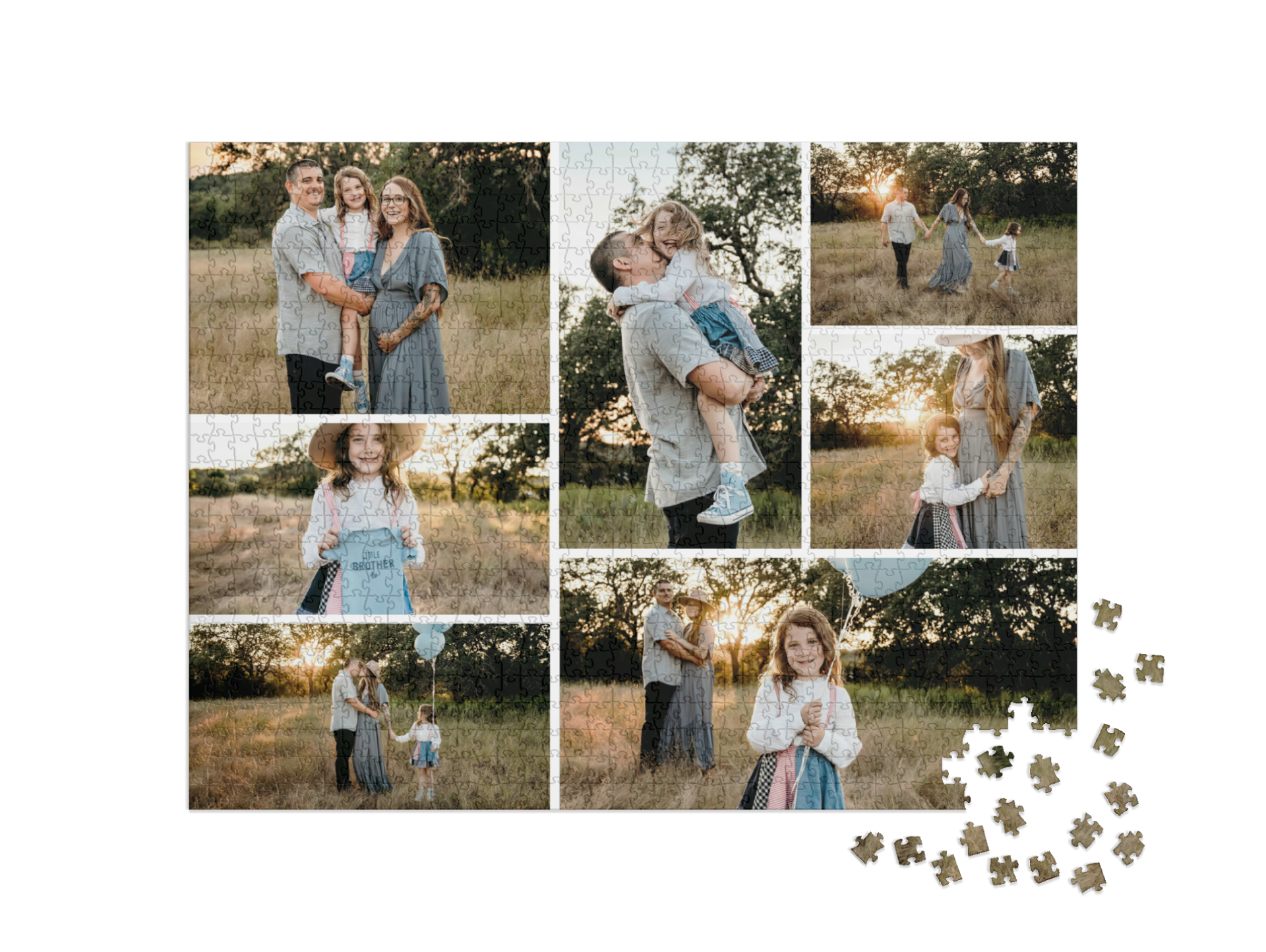 Puzzle collage