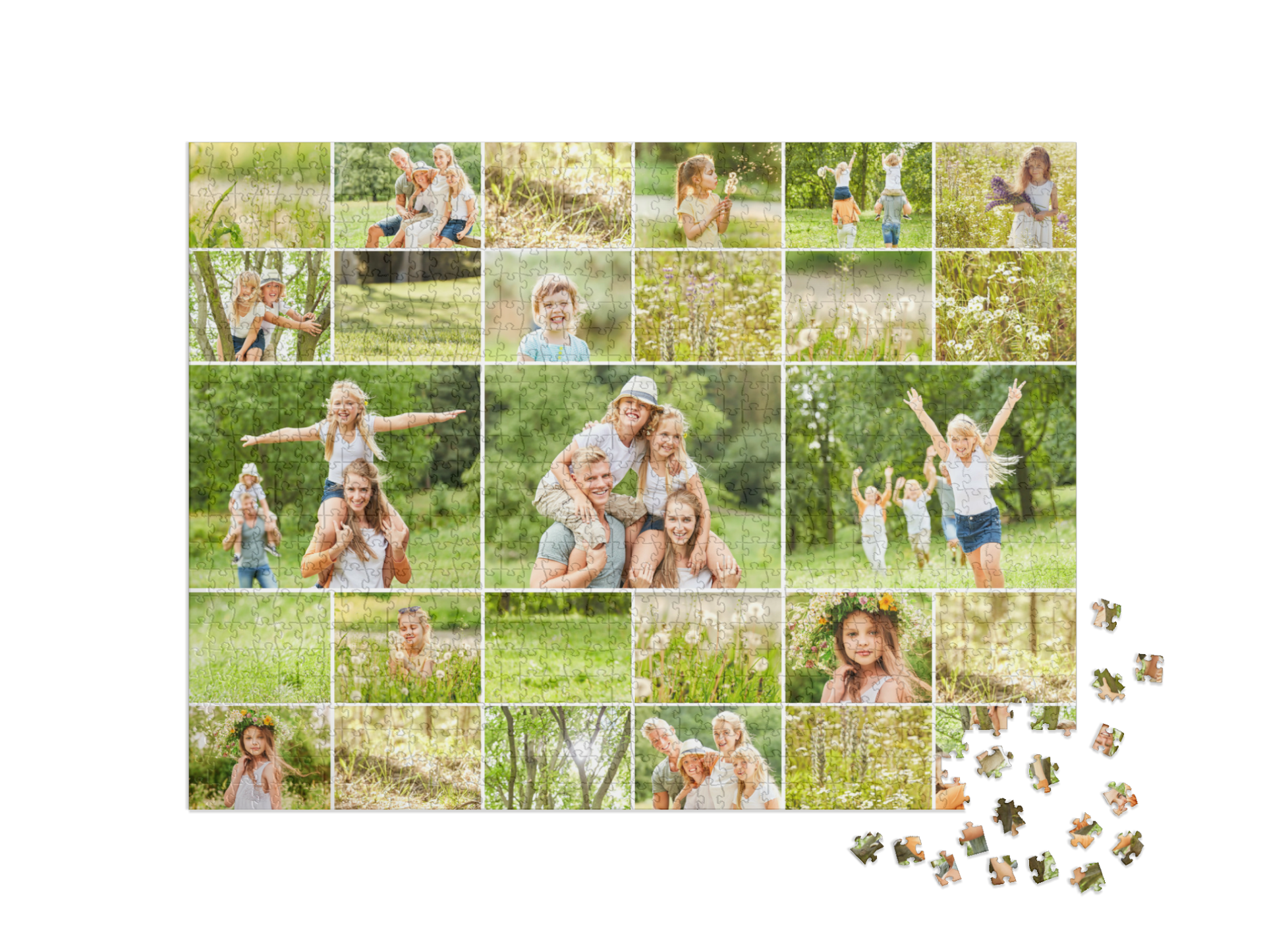 Puzzle collage