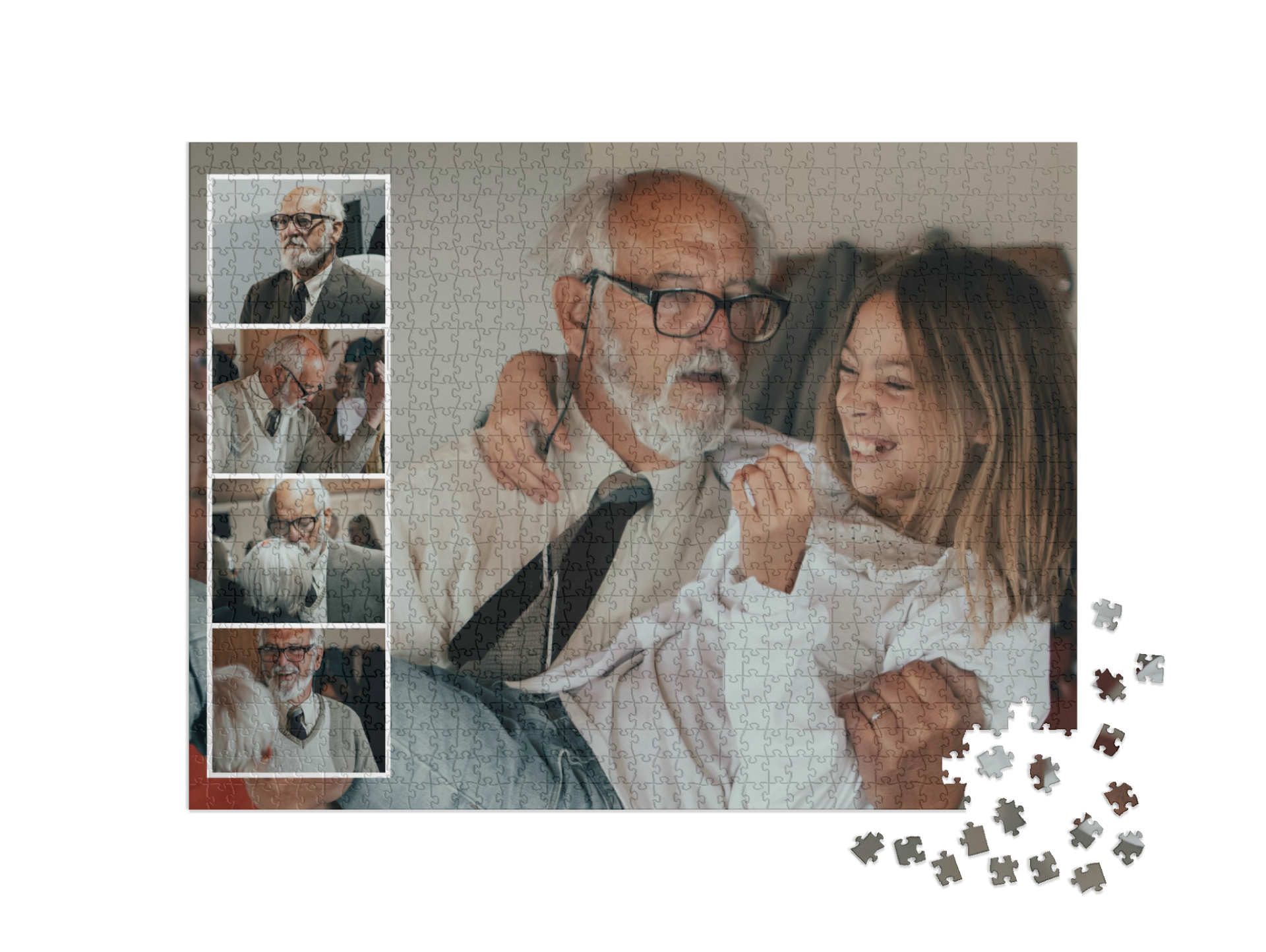 Puzzle collage