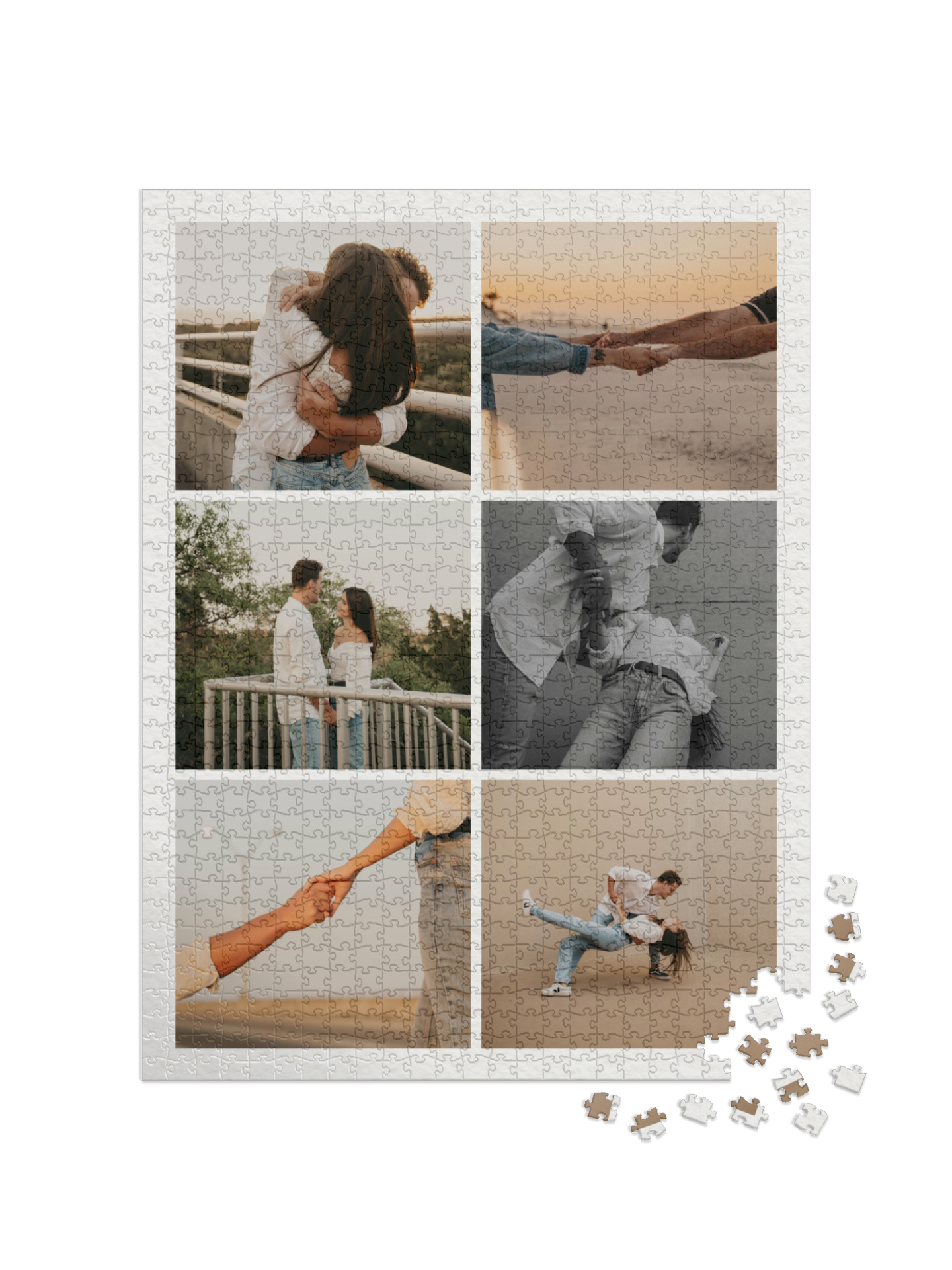 Puzzle collage