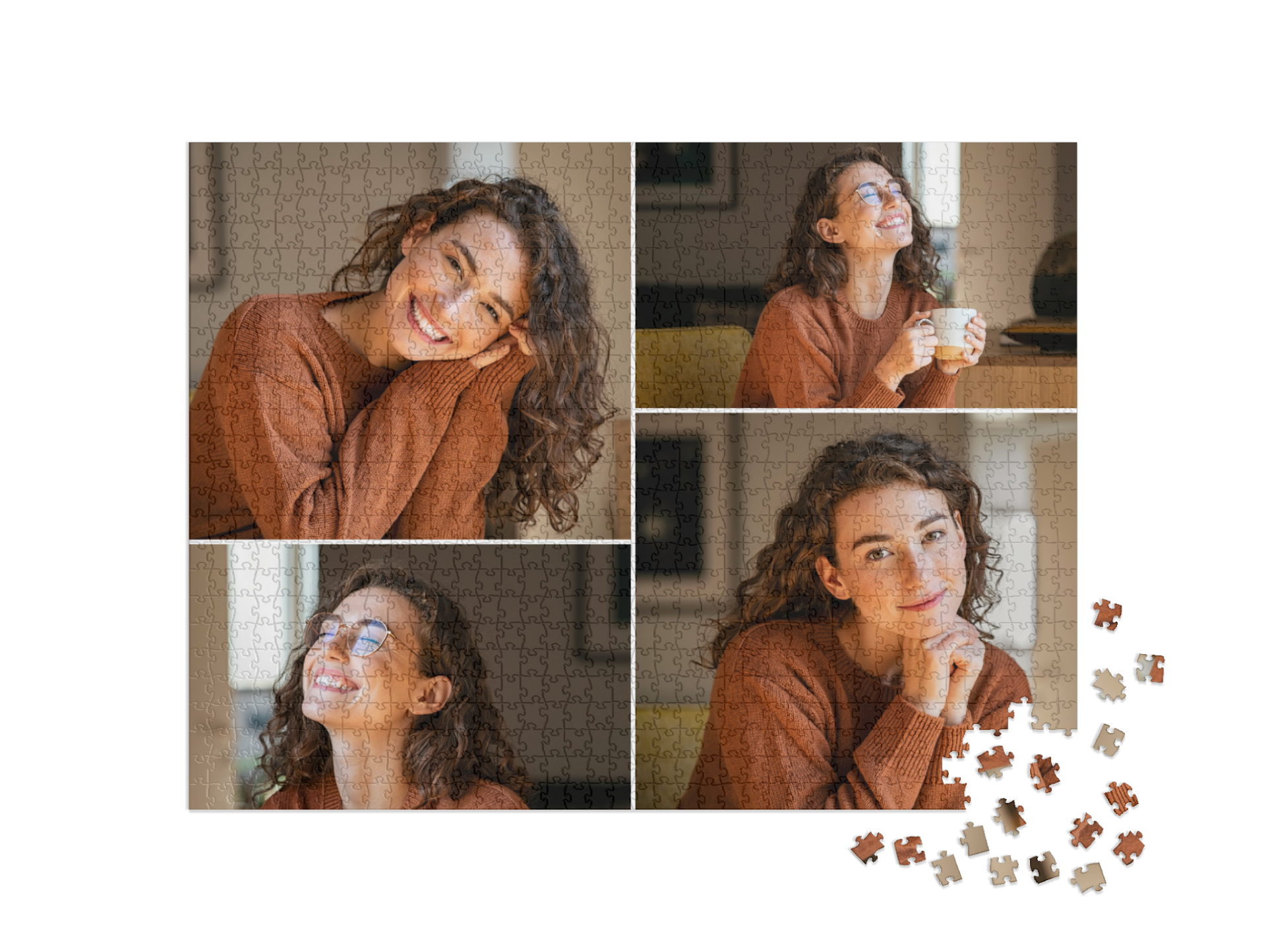 Puzzle collage