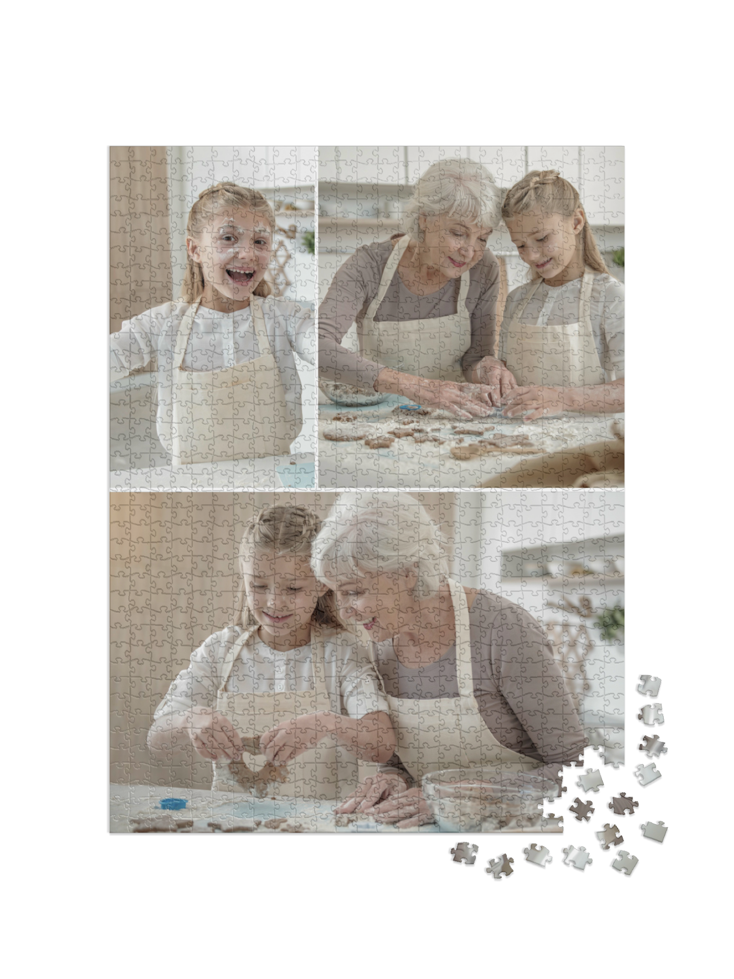 Puzzle collage