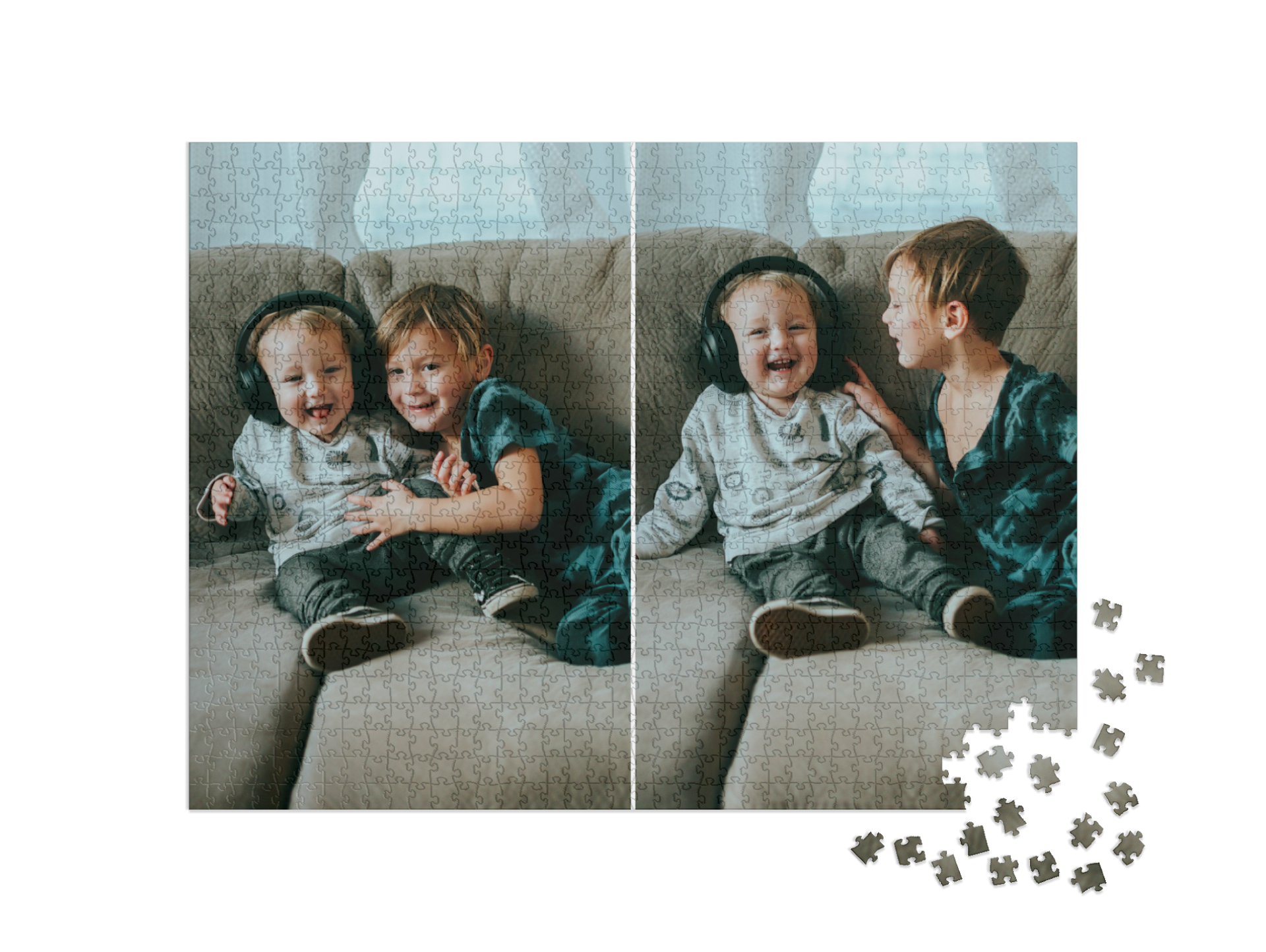 Puzzle collage
