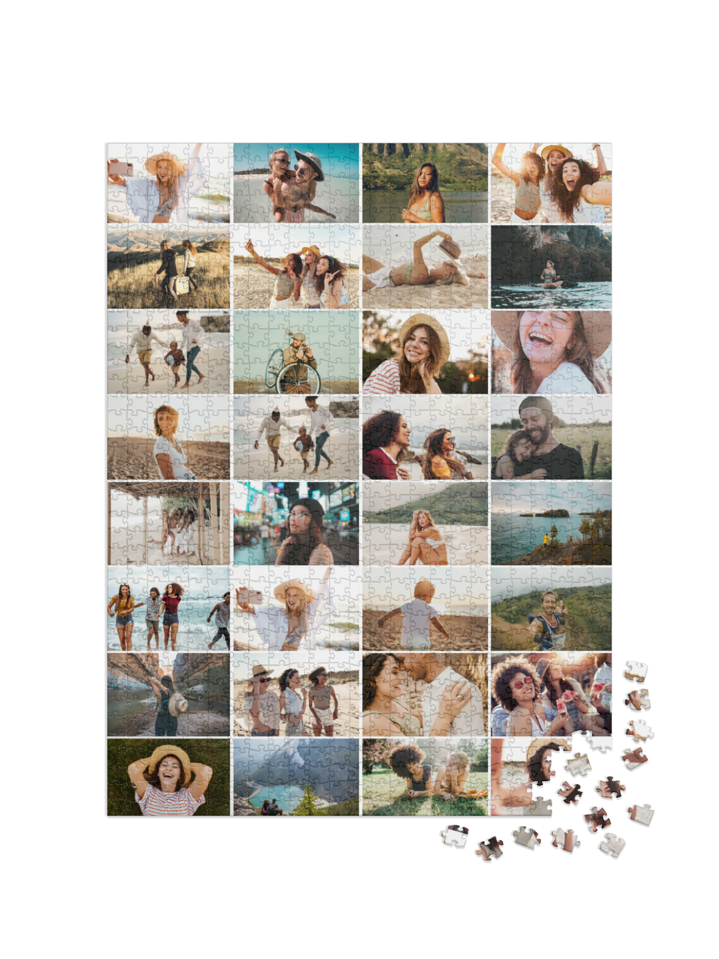 Puzzle collage