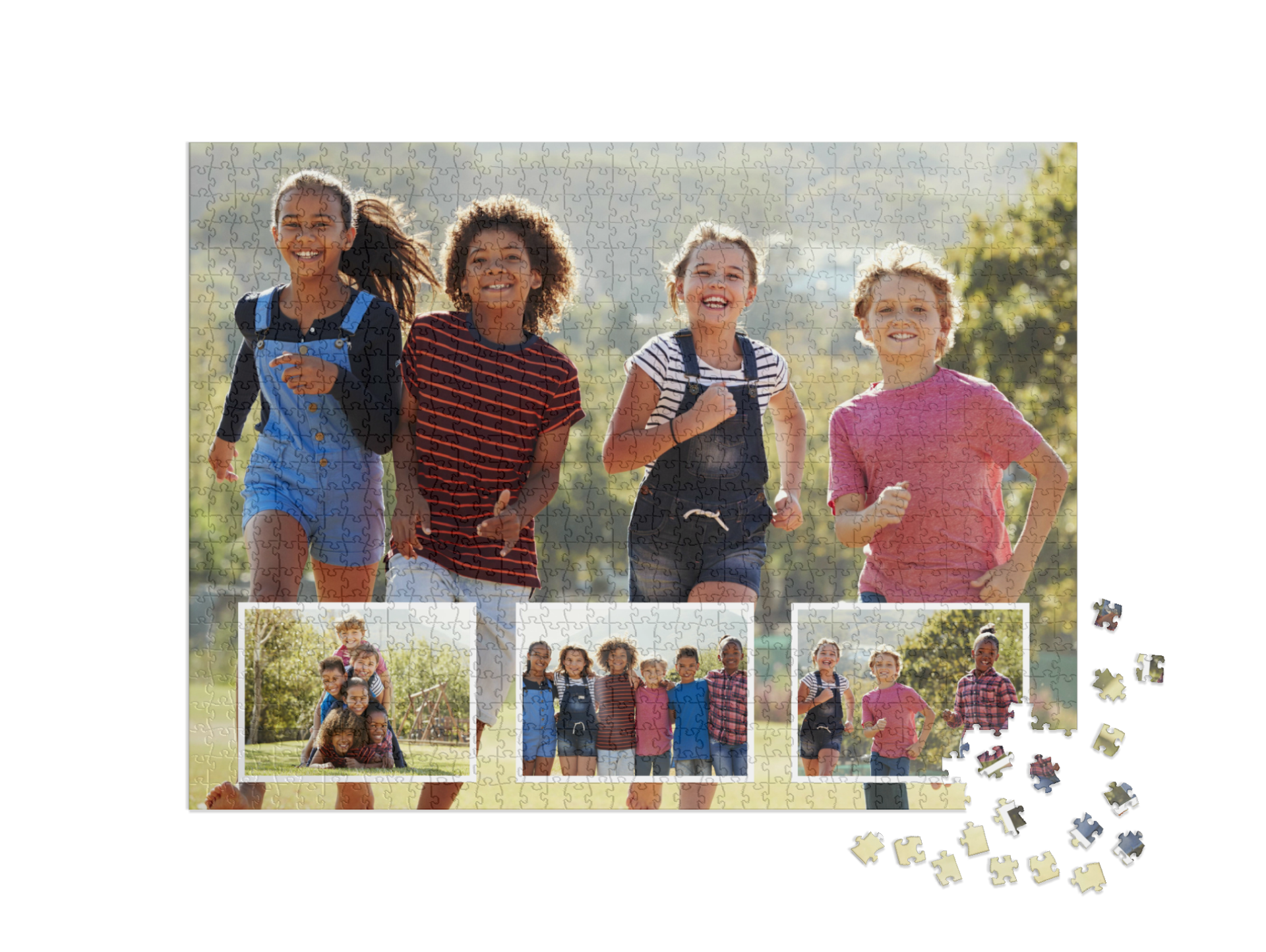 Puzzle collage