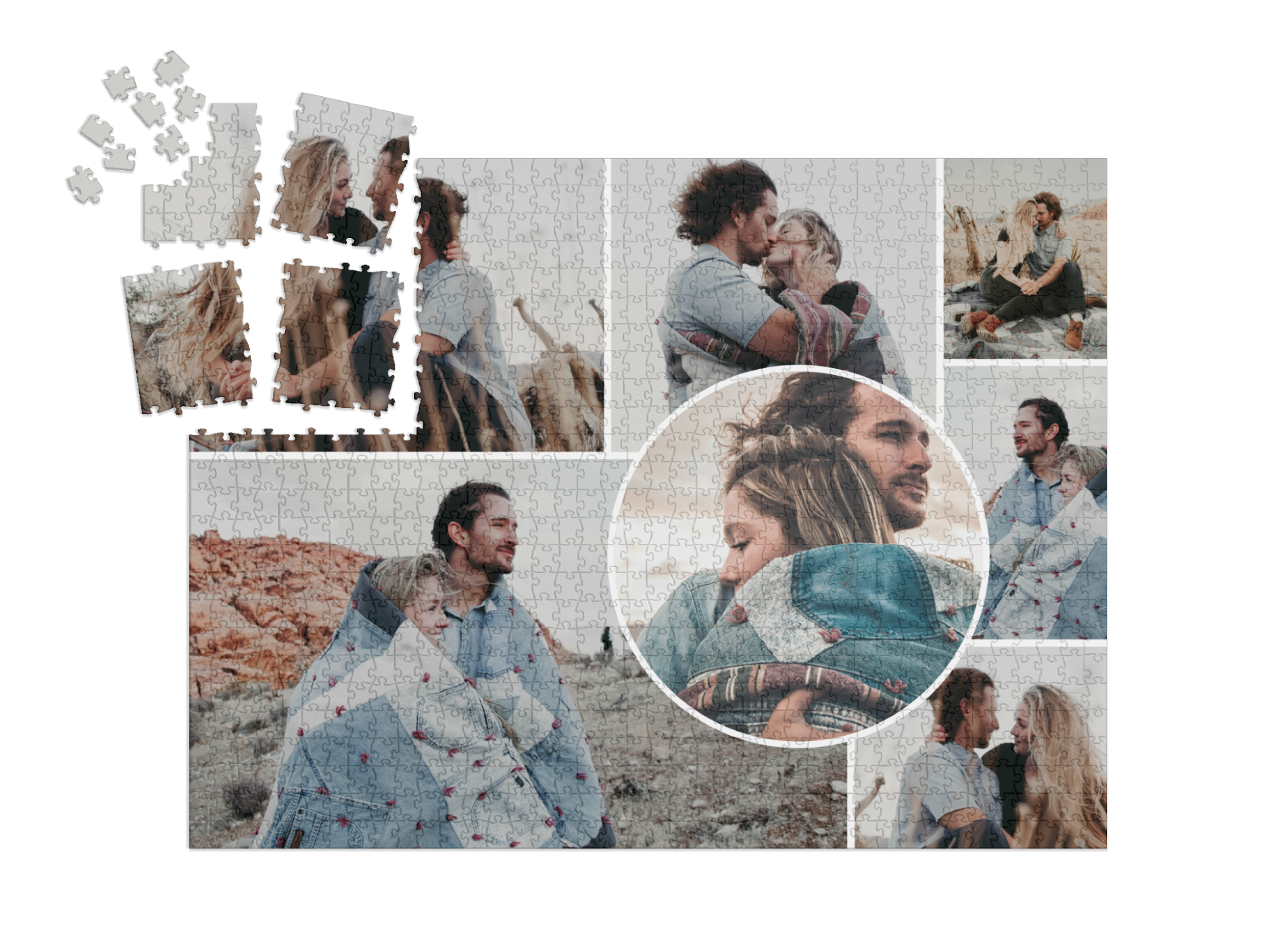Puzzle collage
