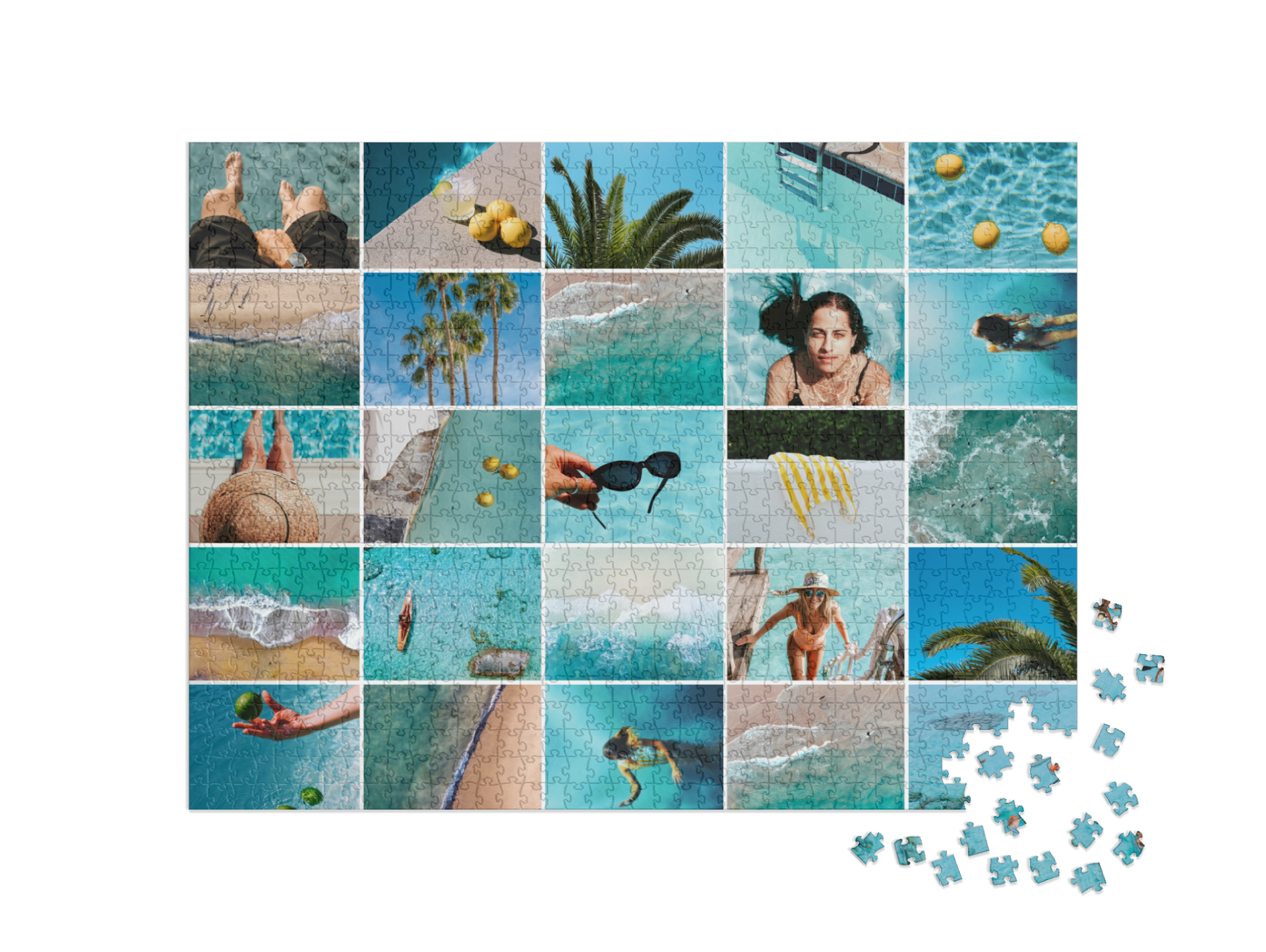 Puzzle collage