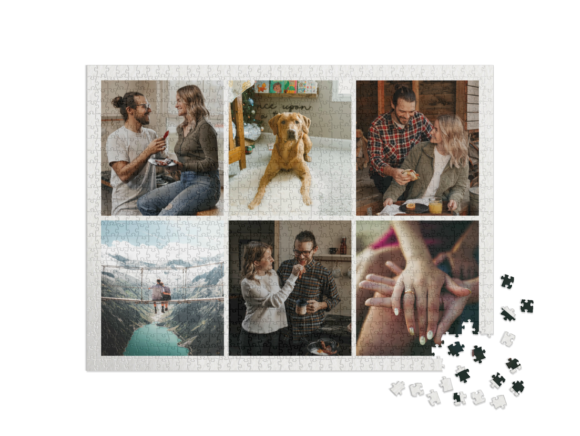 Puzzle collage