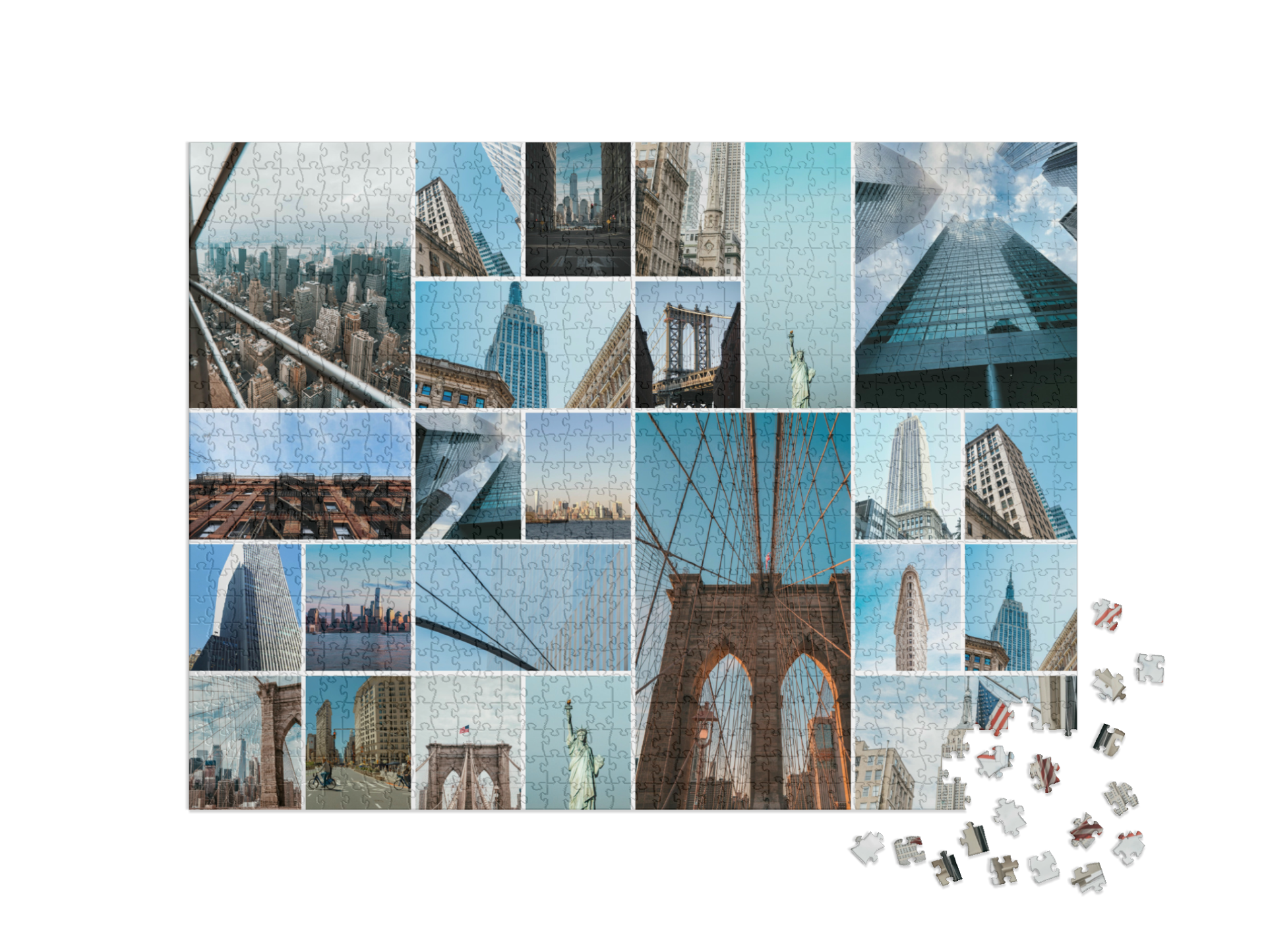 Puzzle collage