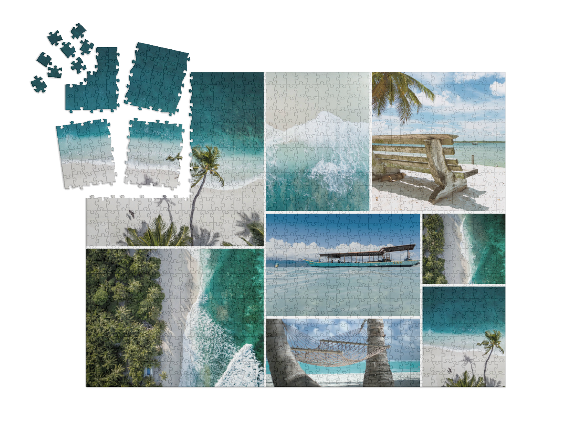 Puzzle collage