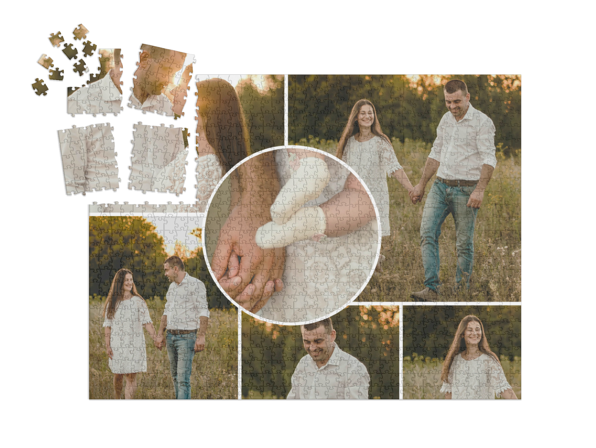 Puzzle collage