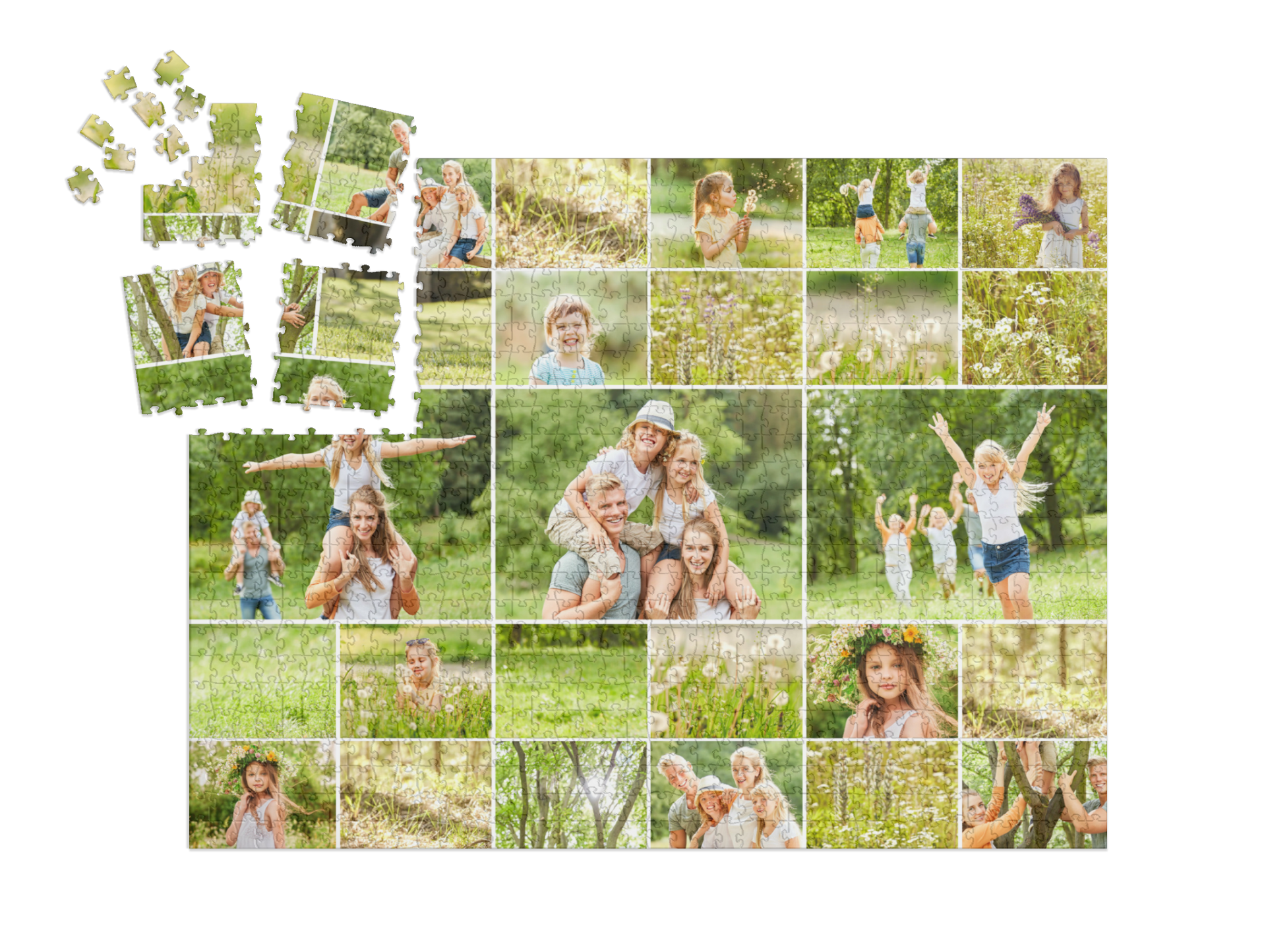 Puzzle collage