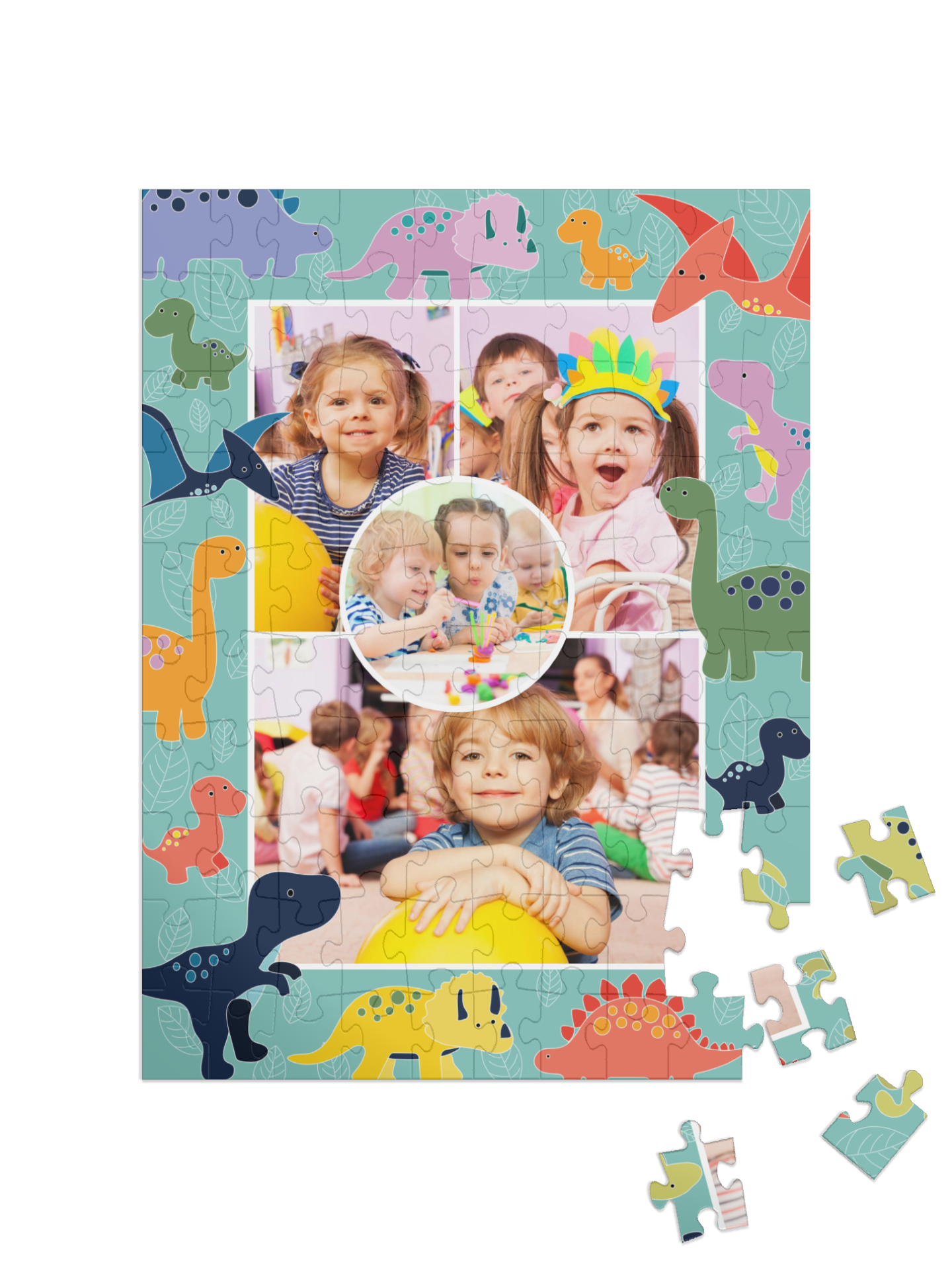„Juego de colores“ collage vertical