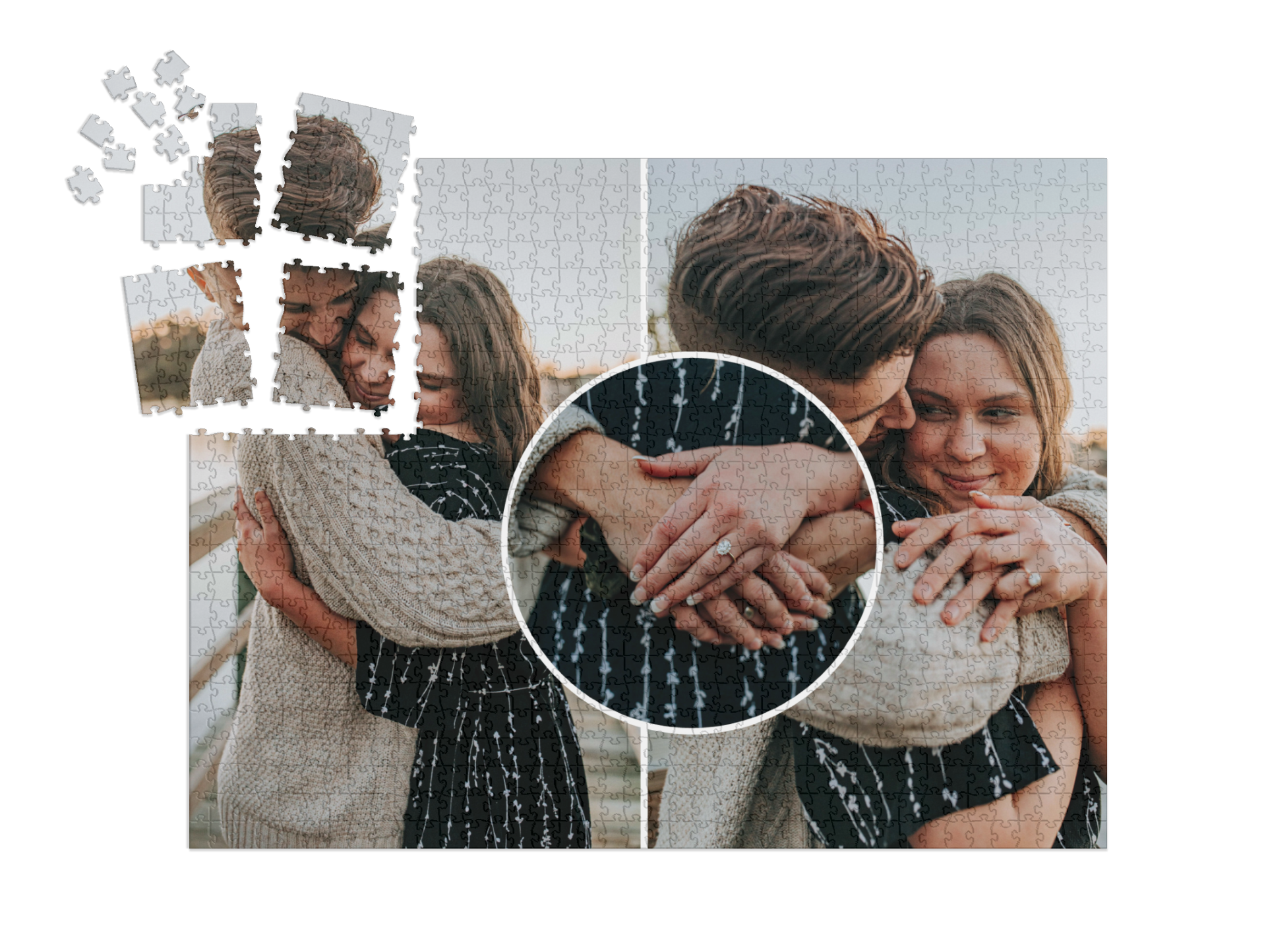 Puzzle collage