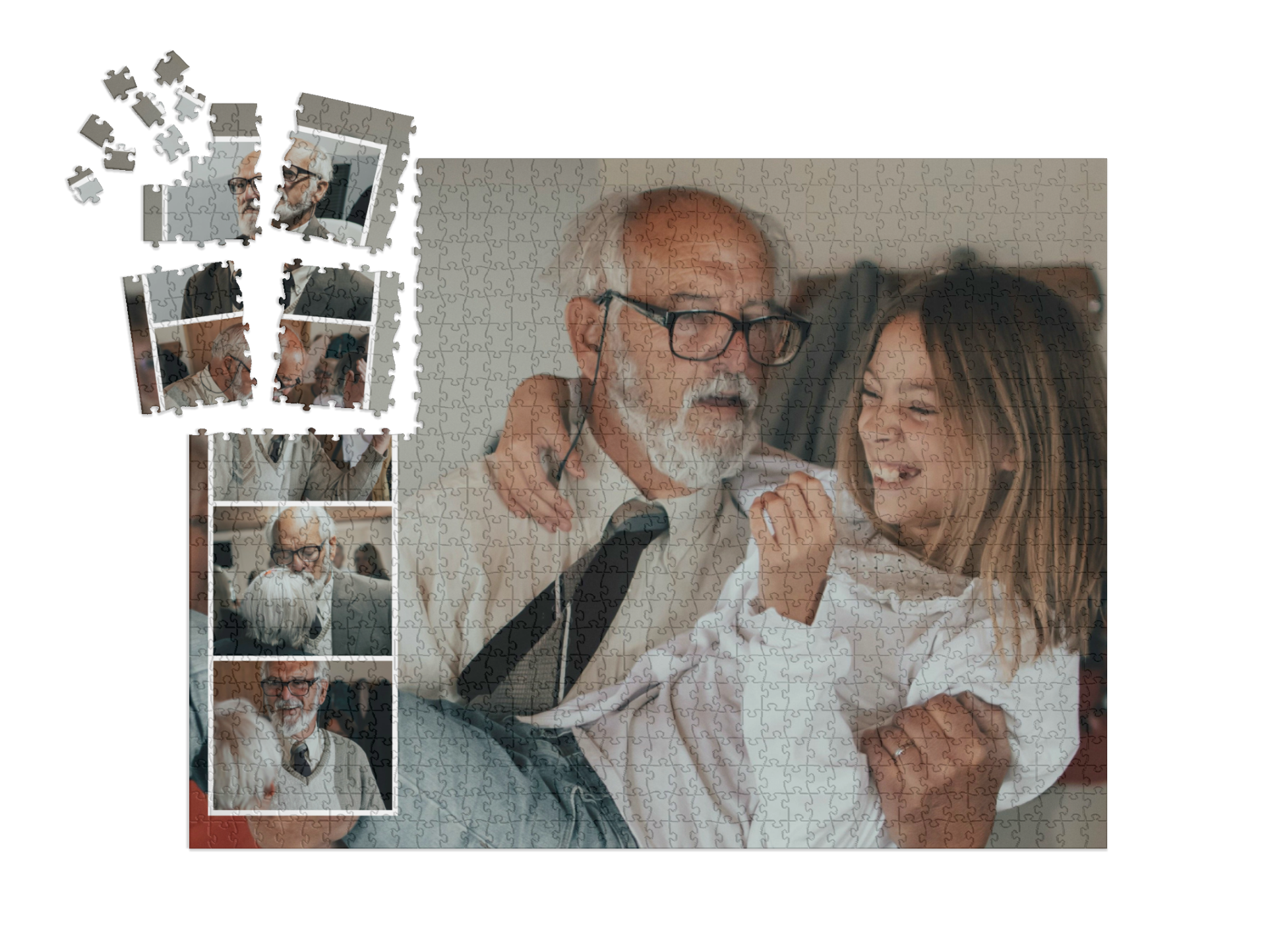 Puzzle collage