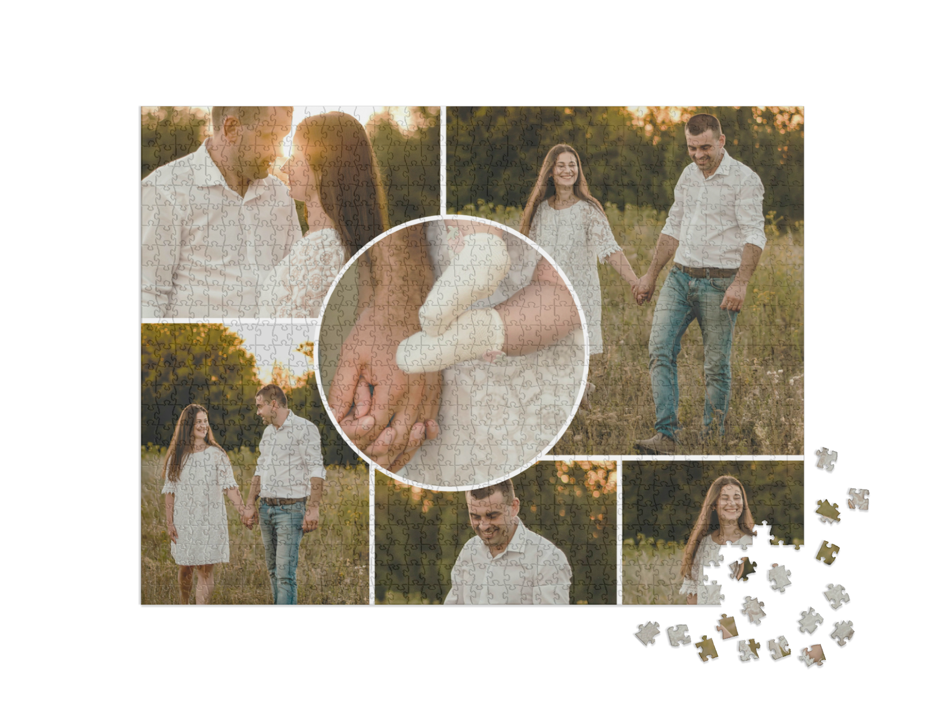 Puzzle collage
