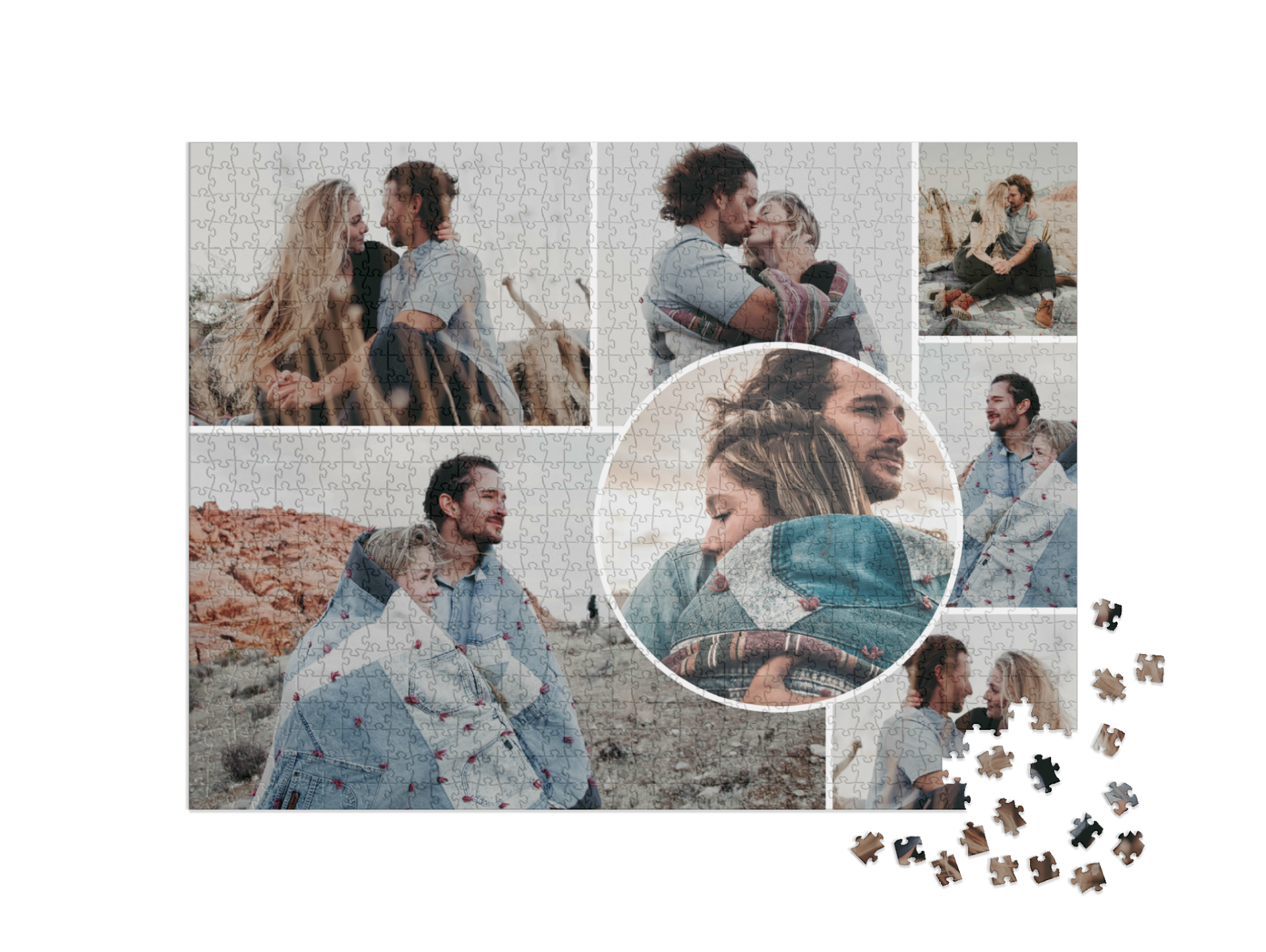 Puzzle collage