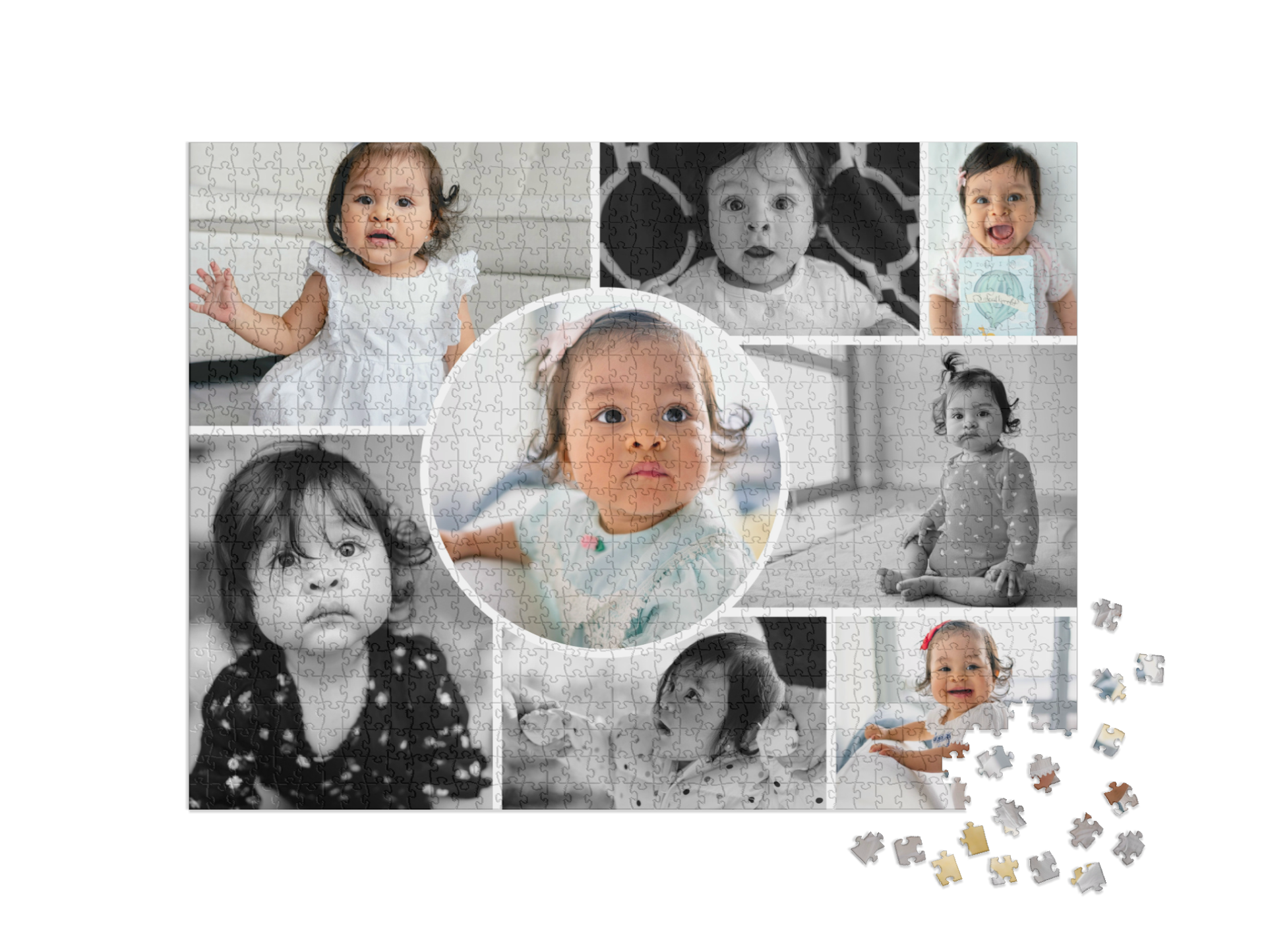 Puzzle collage