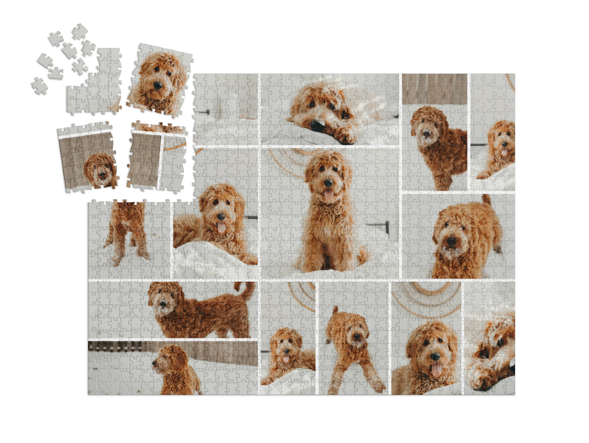 Puzzle collage