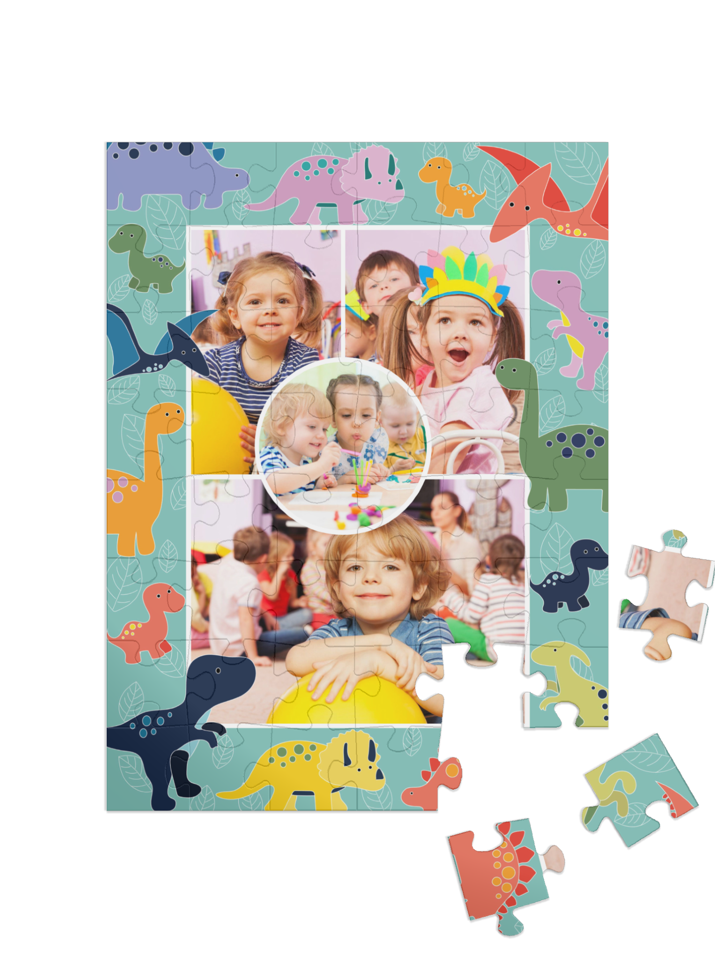 „Juego de colores“ collage vertical