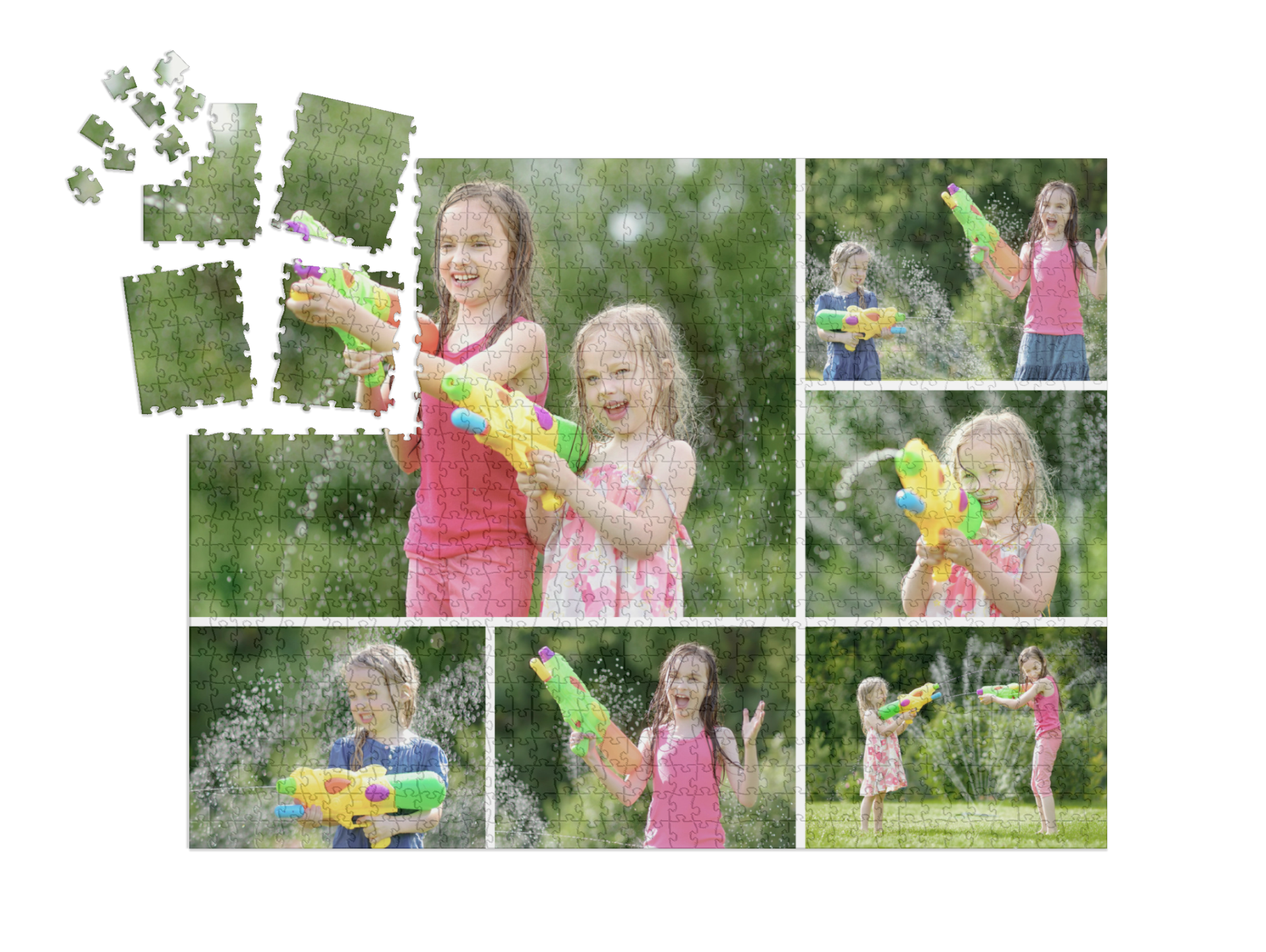 Puzzle collage