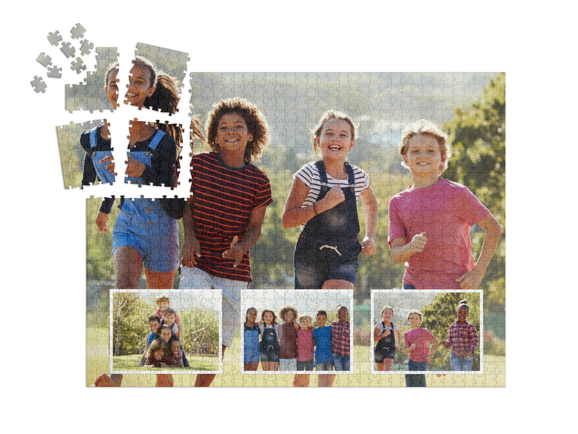 Puzzle collage