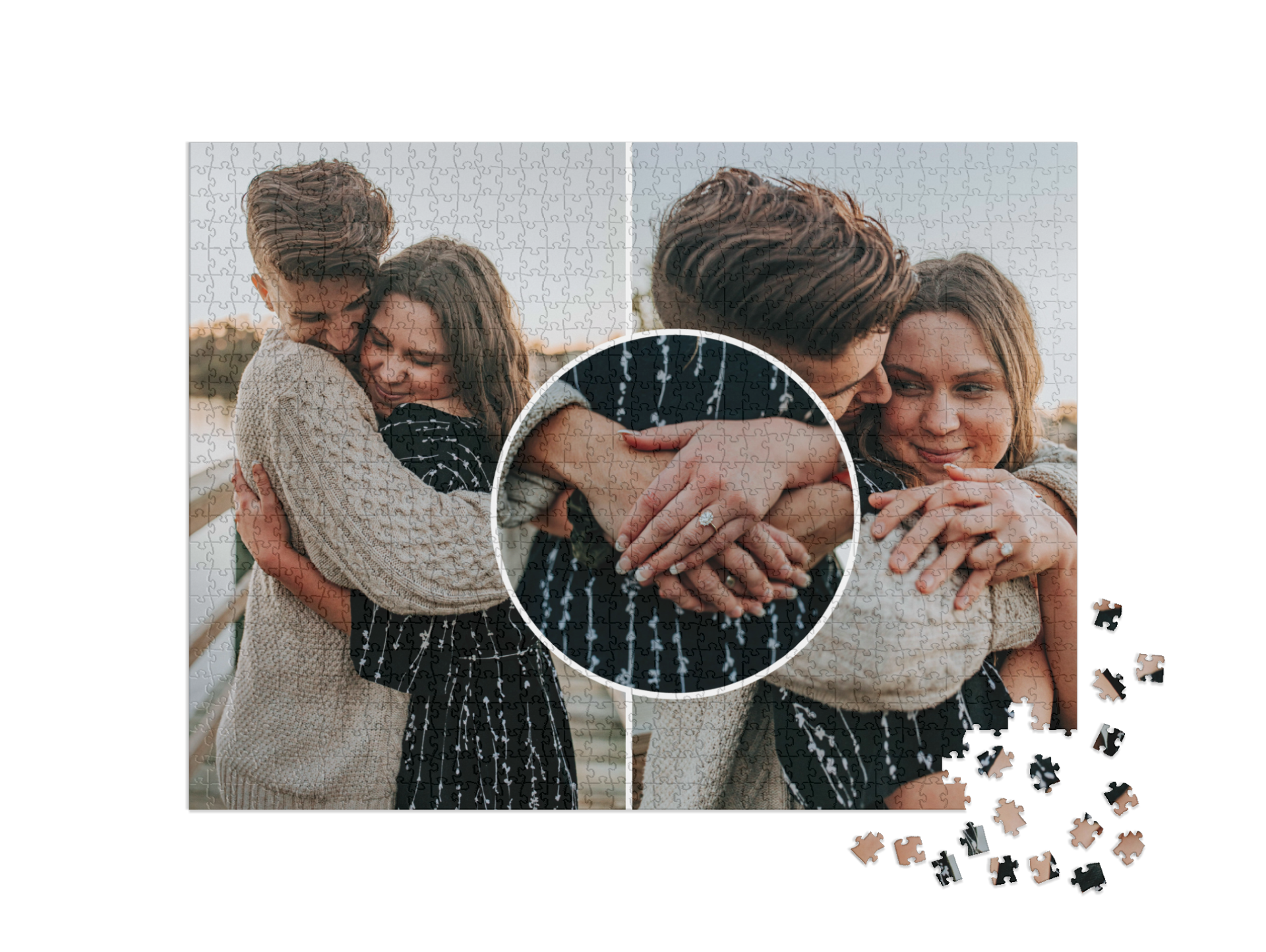 Puzzle collage