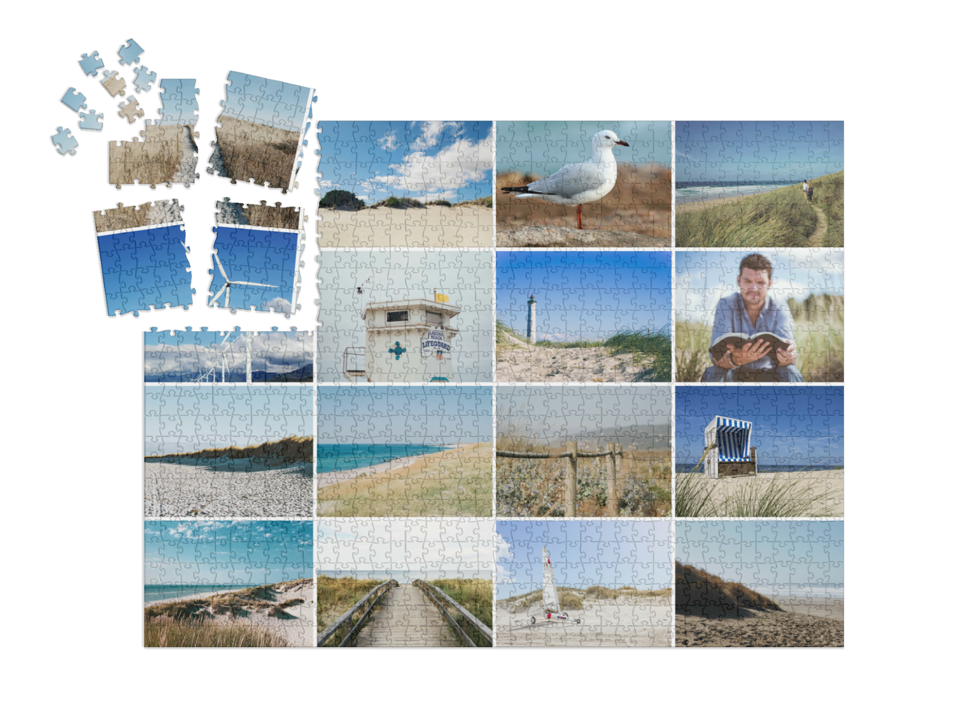 Puzzle collage