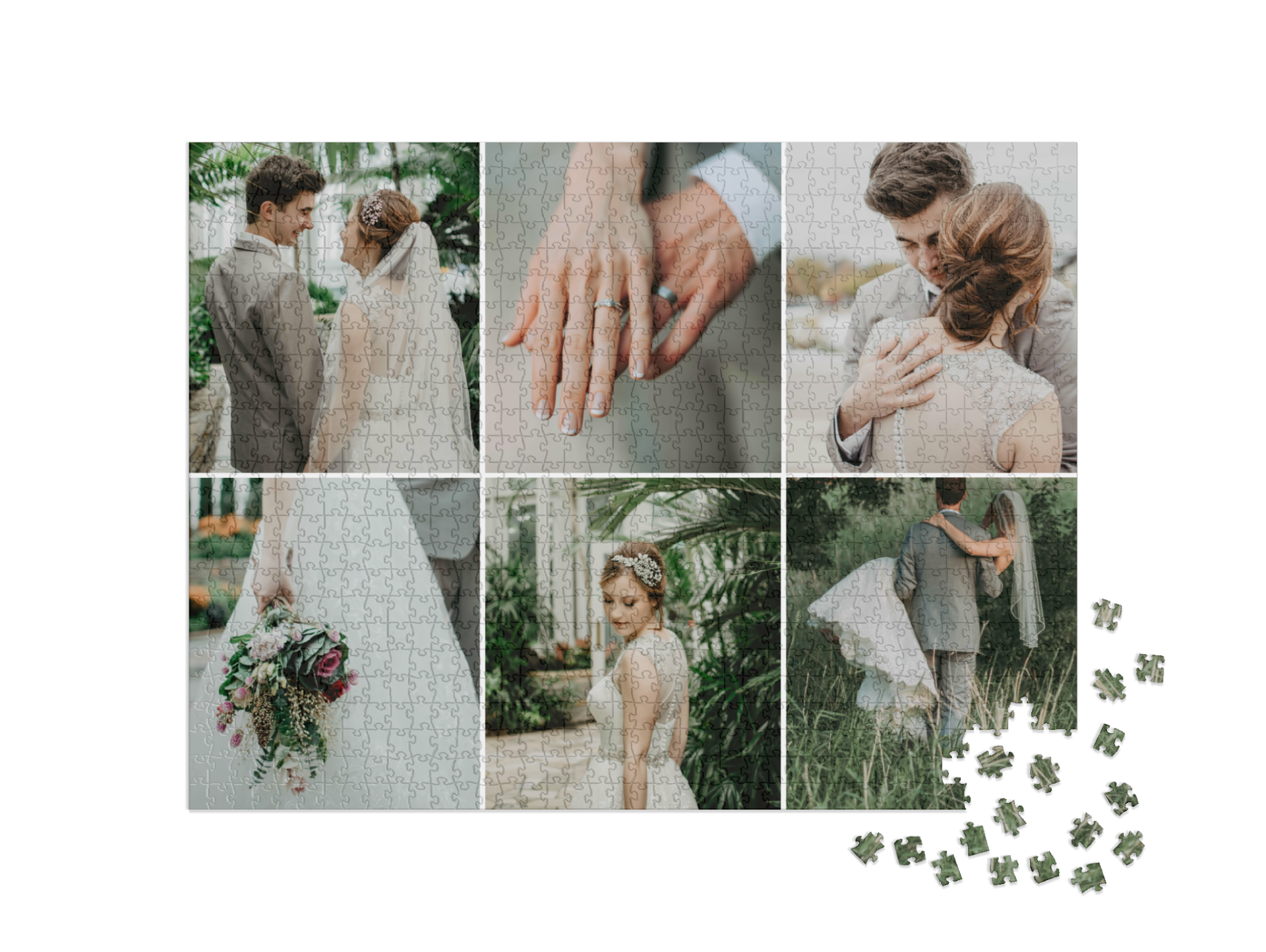 Puzzle collage