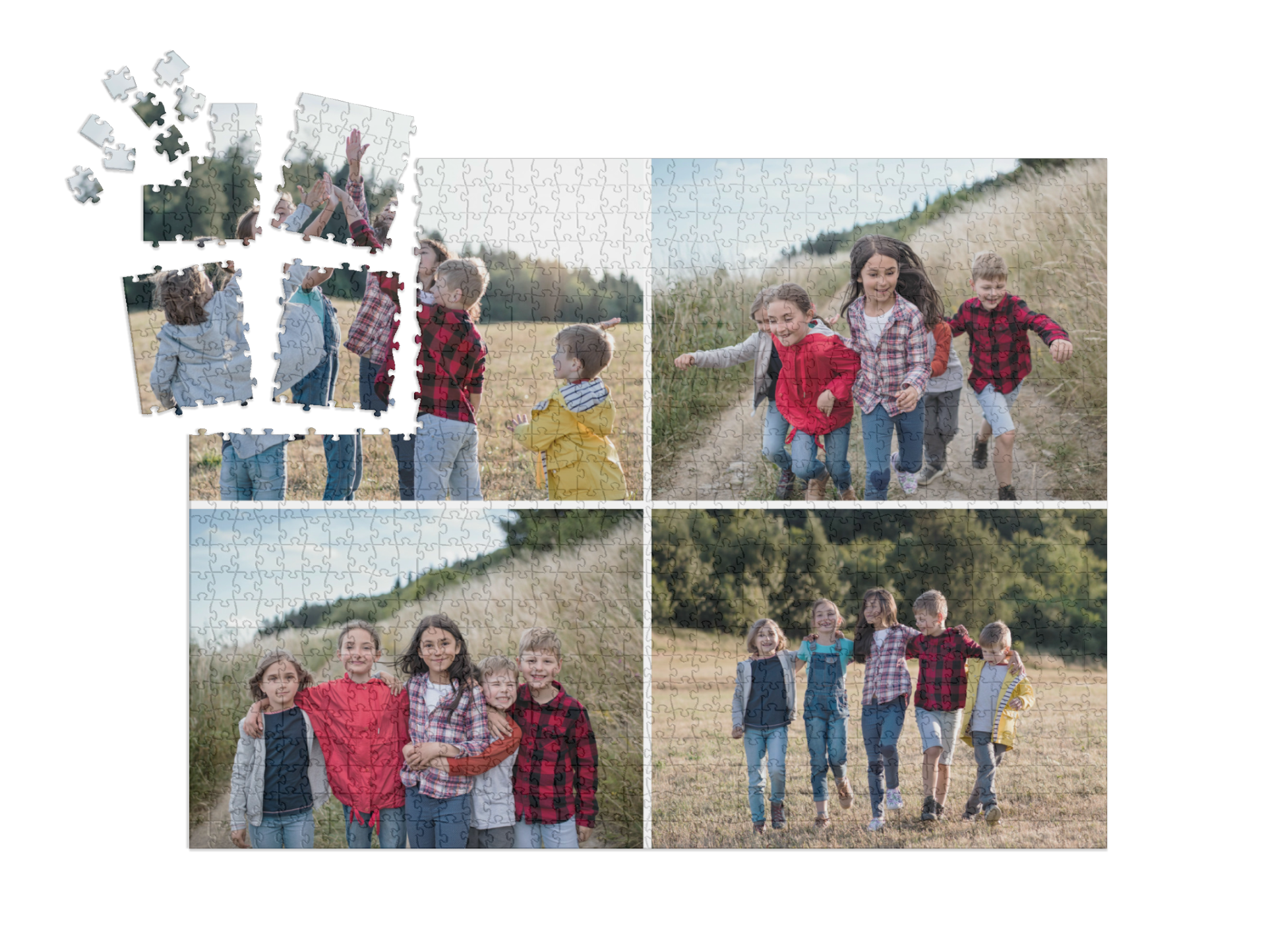 Puzzle collage